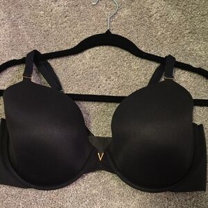 Victoria's Secret Black Bra with Gold Accent